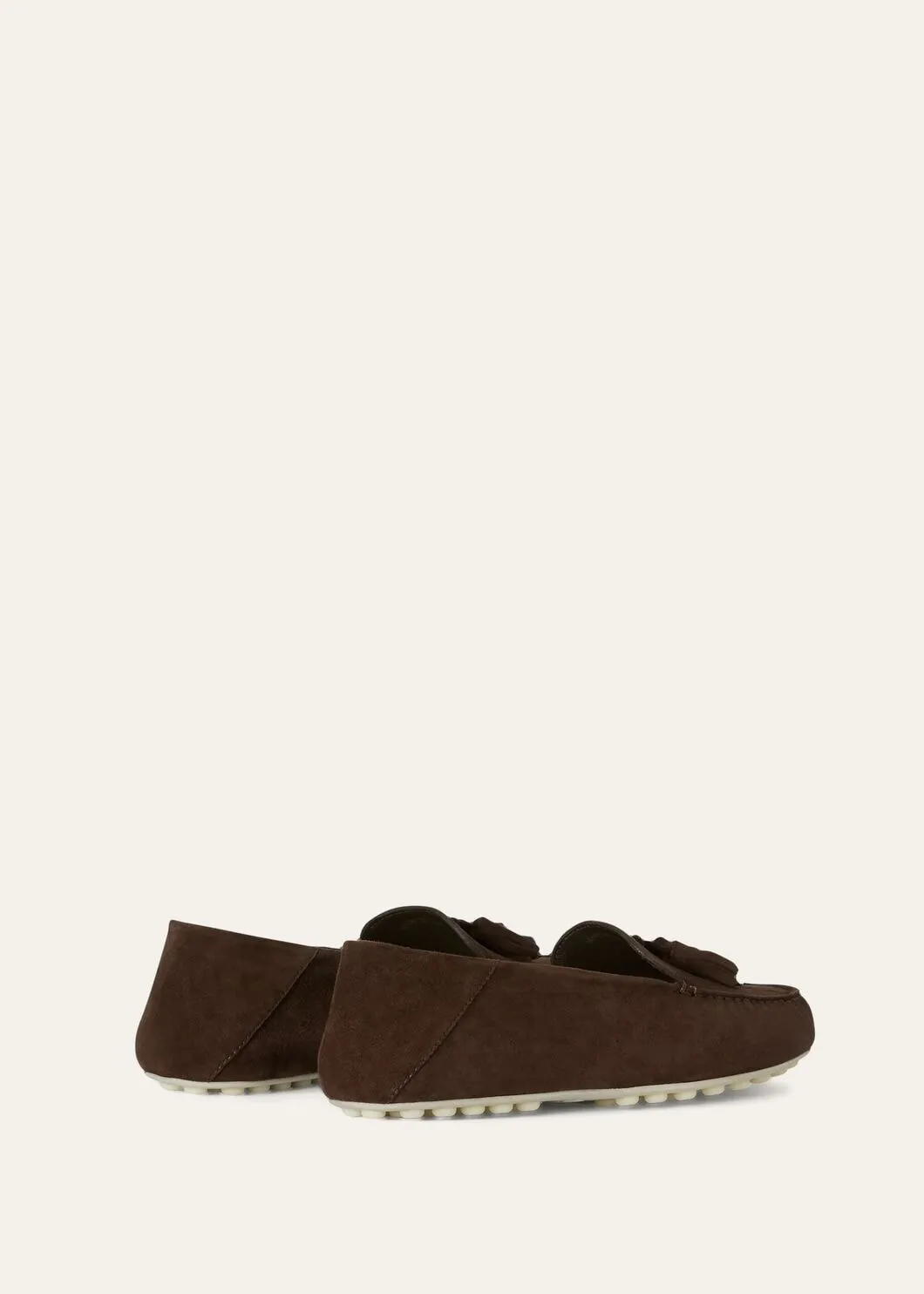 Dot Sole Walk in Chocolate Suede for Women