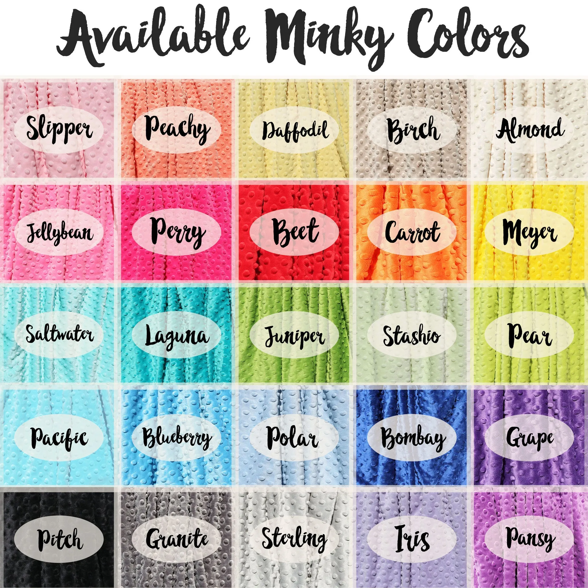 Double Minky Blanket - Spring Garland