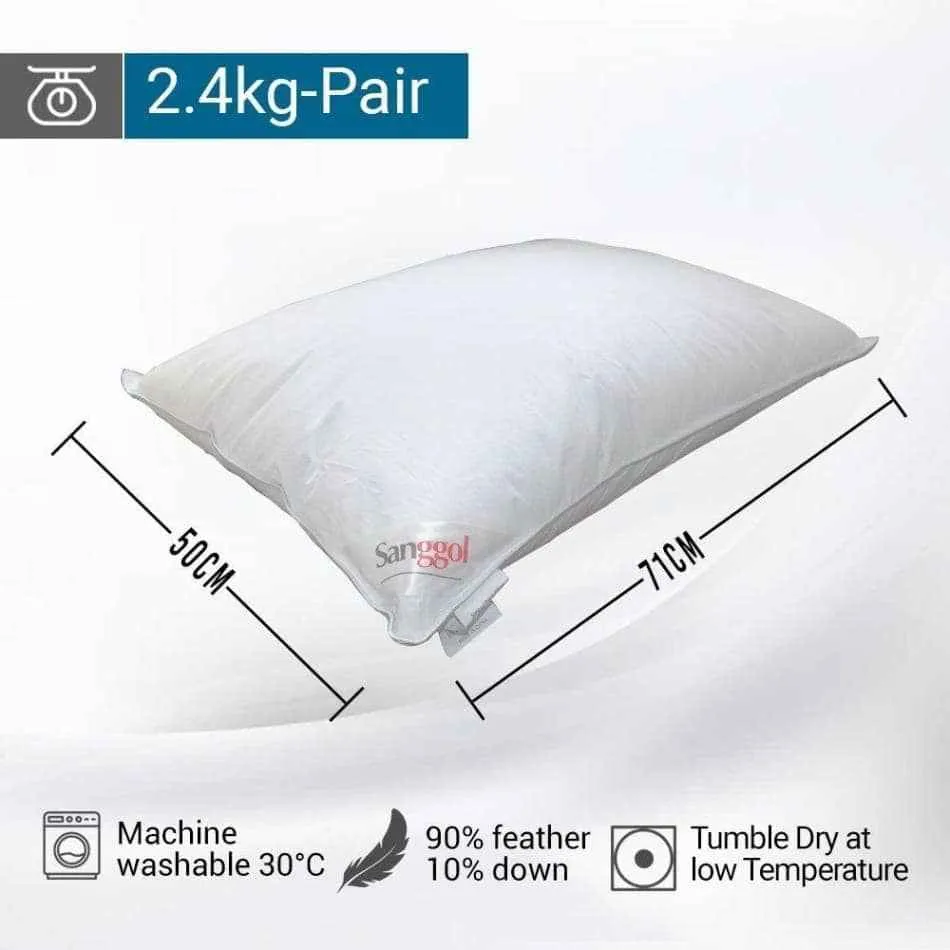 Down and Feather Mix Pillow | Duck Down