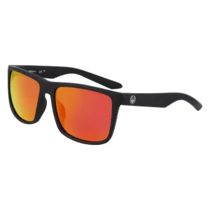 Dragon Meridien Men's Sunglasses - Matte Black / Red Ion Polarised Luma Lenses