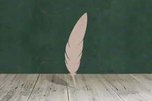 Feather 1 - wooden craft cut-out - 3mm MDF