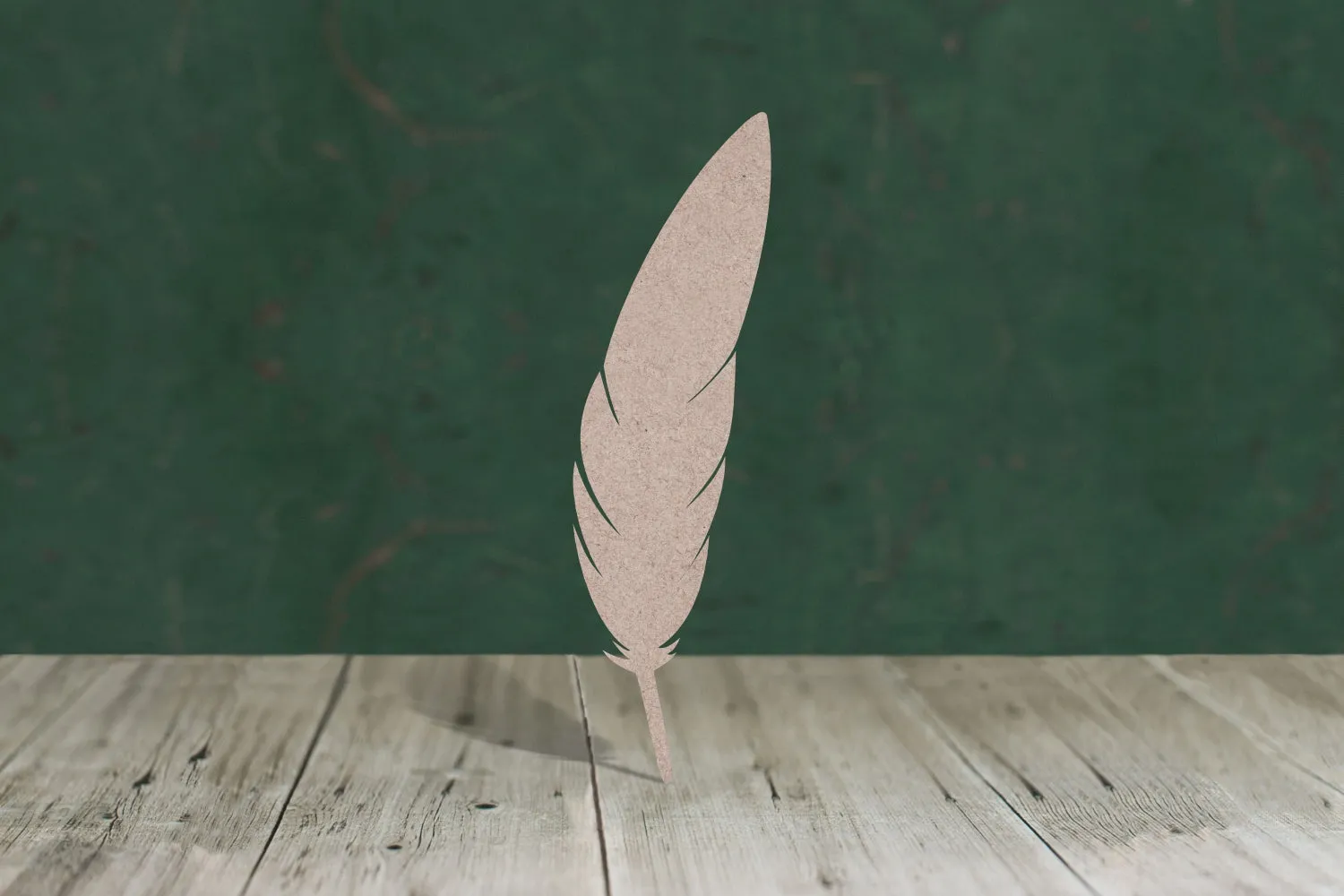 Feather 1 - wooden craft cut-out - 3mm MDF