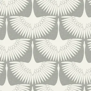 Feather Flock Chalk Self-Adhesive FE411 Wallpaper