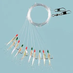 Fladen Daylight Sabiki Sea Rig - 10 Hook Size 4 #1292-7