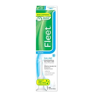 Fleet Laxative Saline Enema | 4.5 oz | Pack of 48 | Fast Constipation Relief in