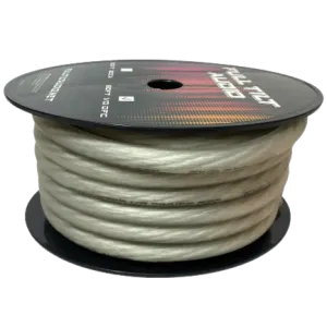 FULL TILT AUDIO 1/0 OFC | 50FT SPOOL 0GA COPPER TINNED POWER / GROUND CABLE