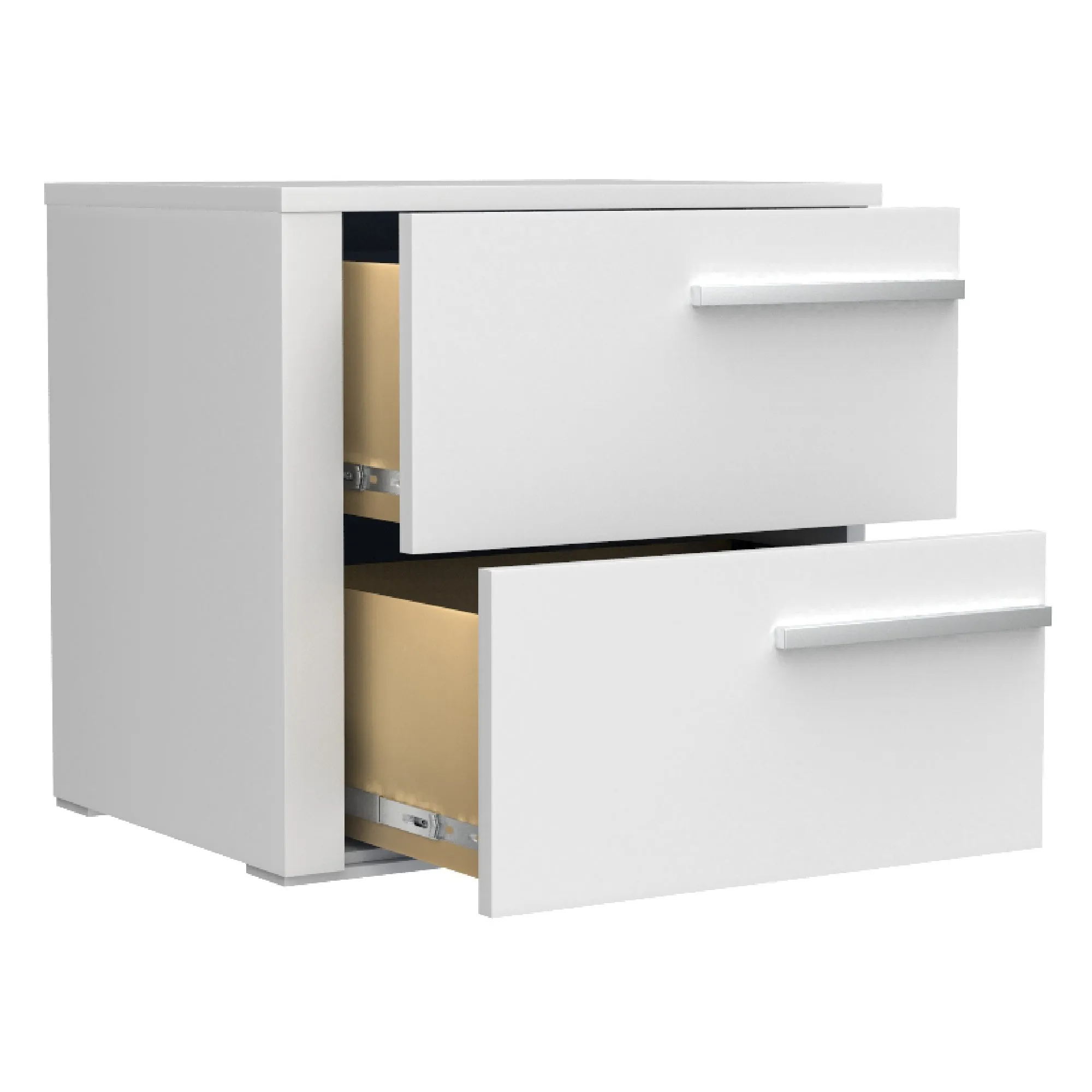 Gabriella right night table for bedroom decoration, white