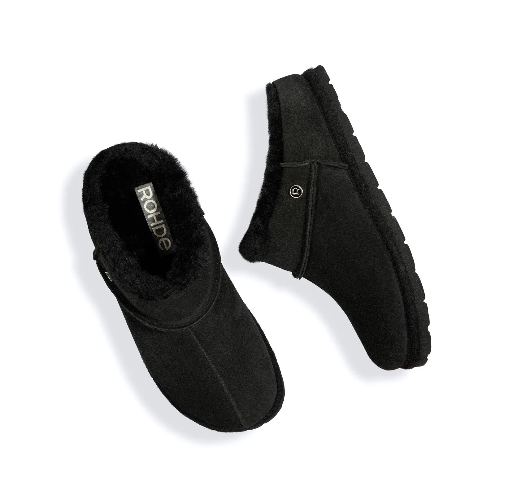 'Gardena' women's indoor homeslippers - Black