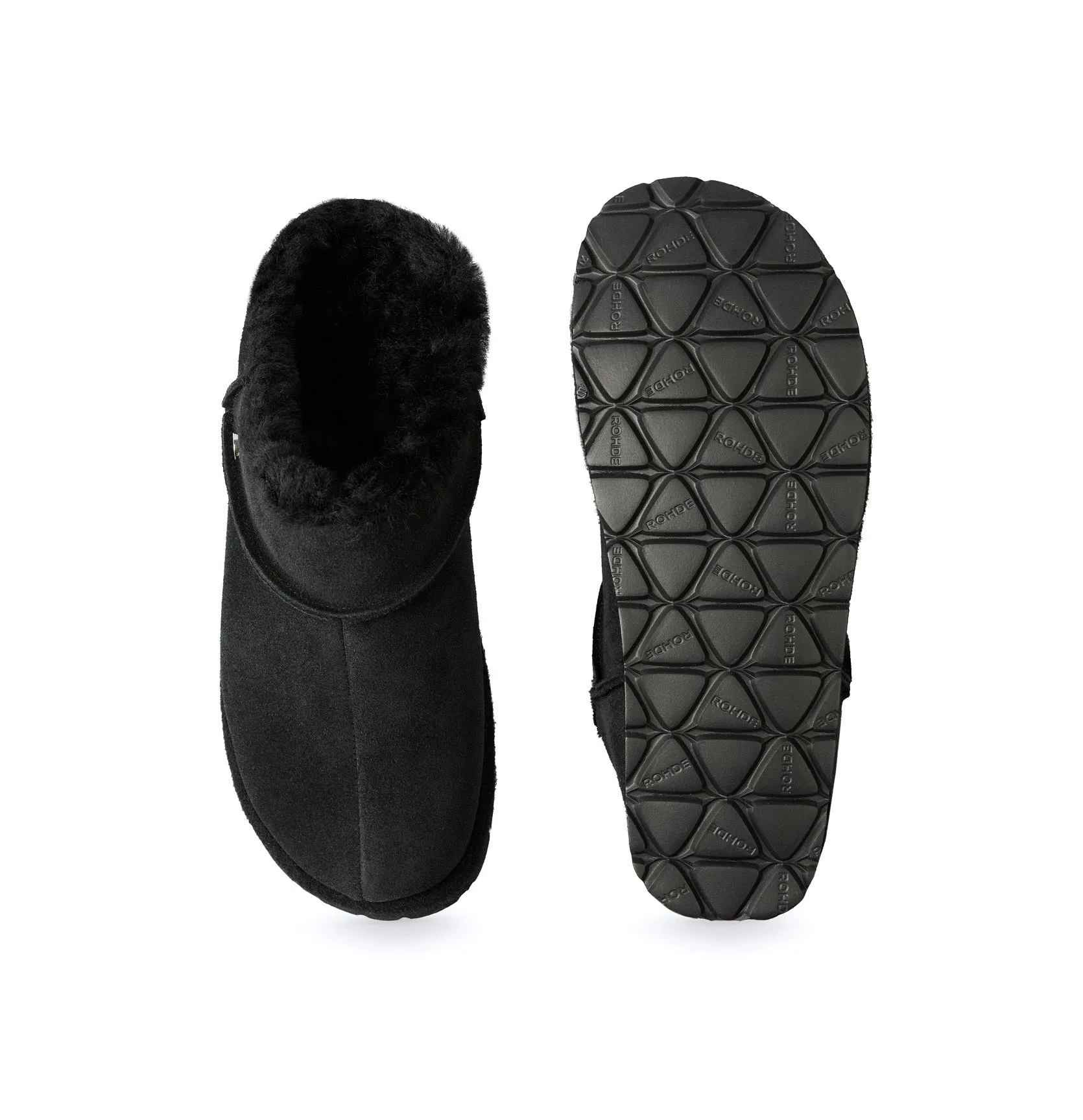 'Gardena' women's indoor homeslippers - Black