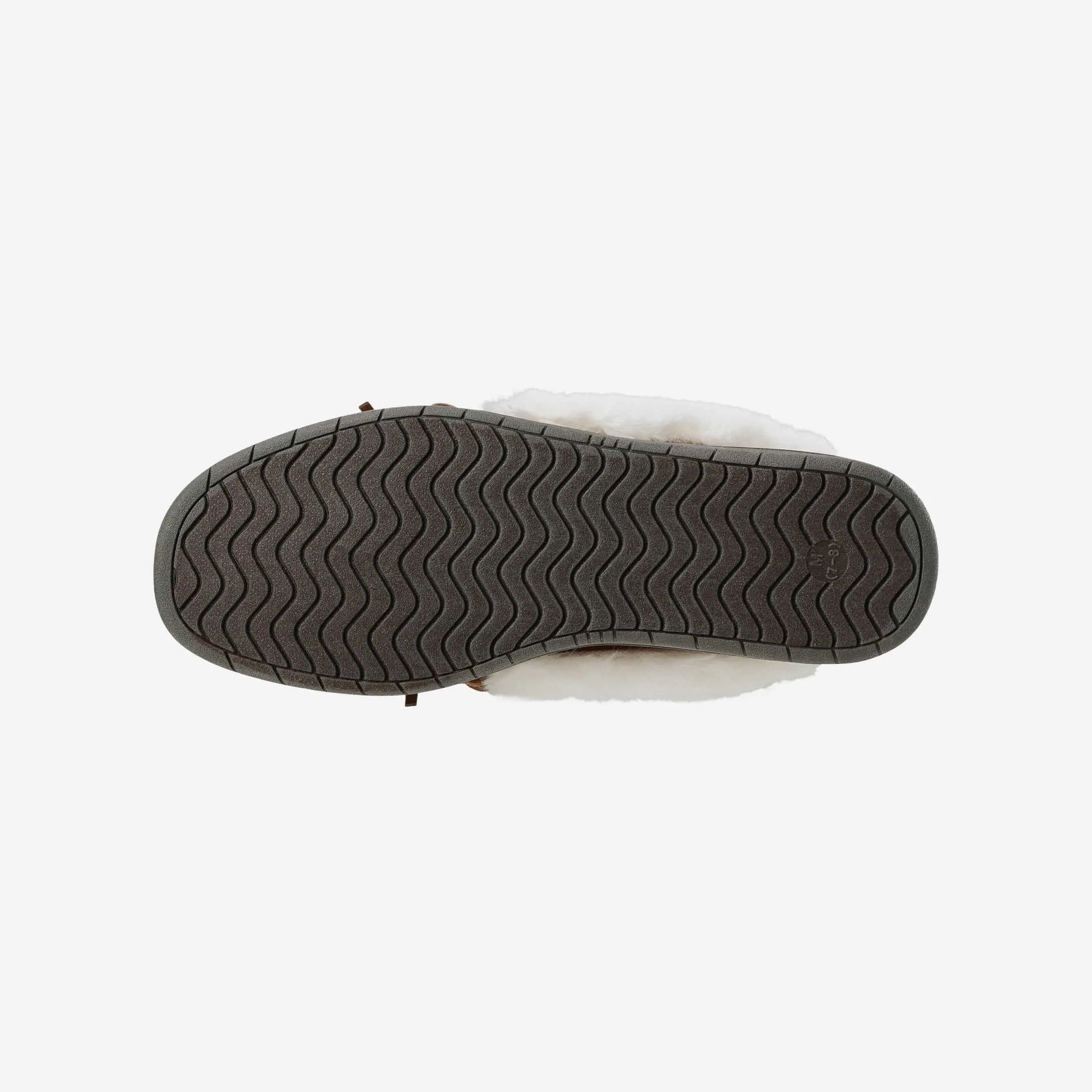 Georgia Bulldogs Womens Tan Moccasin Slipper