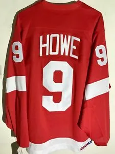Heritage Jersey Detroit Red Wings- Howe