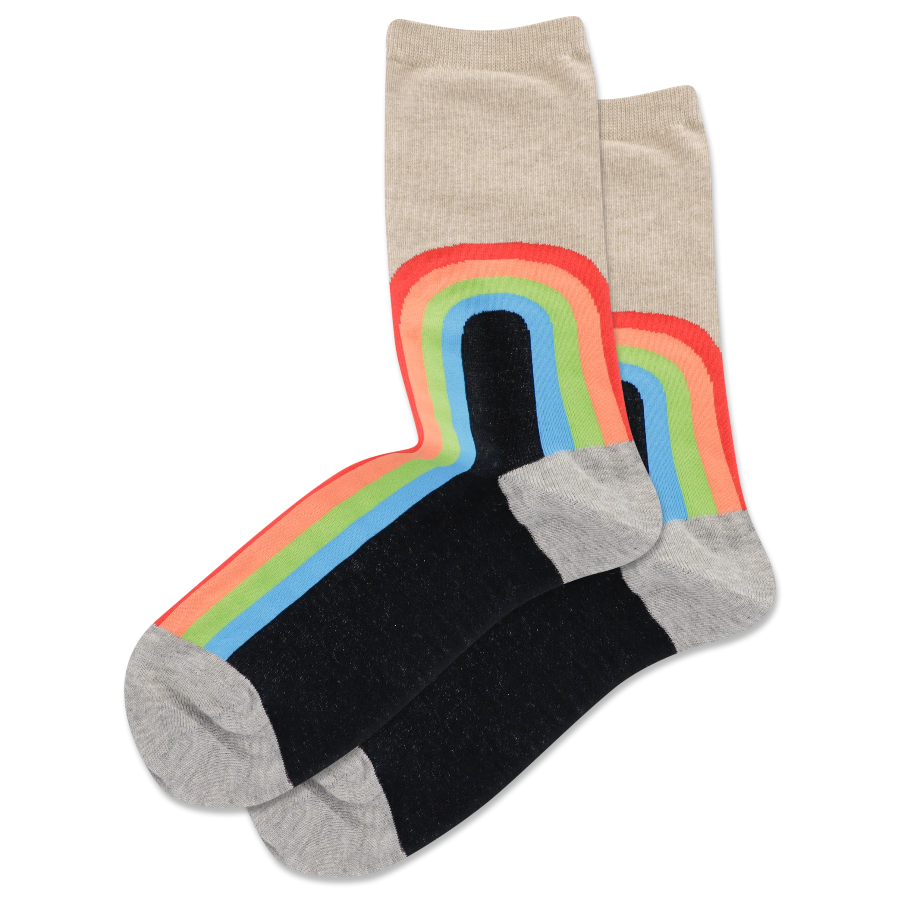 HOTSOX Women's Rainbow Crew Socks