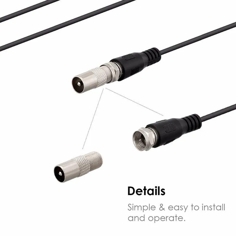 Indoor Free TV Surf Radius Antena Digital HDTV Cable TV Fox Antenna DVB-T/T2 VHF UHF TV Surf Antenas Receiver