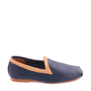 KARRÉ SLIPPERS LEATHER   NAVY