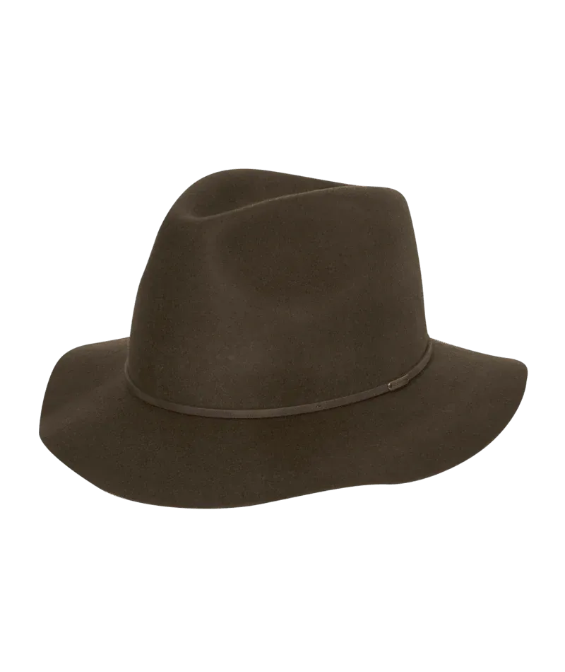 Kooringal Men's Felt Mid Brim Fedora Rajah Australian Wool