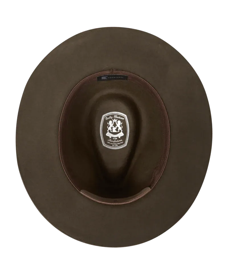 Kooringal Men's Felt Mid Brim Fedora Rajah Australian Wool