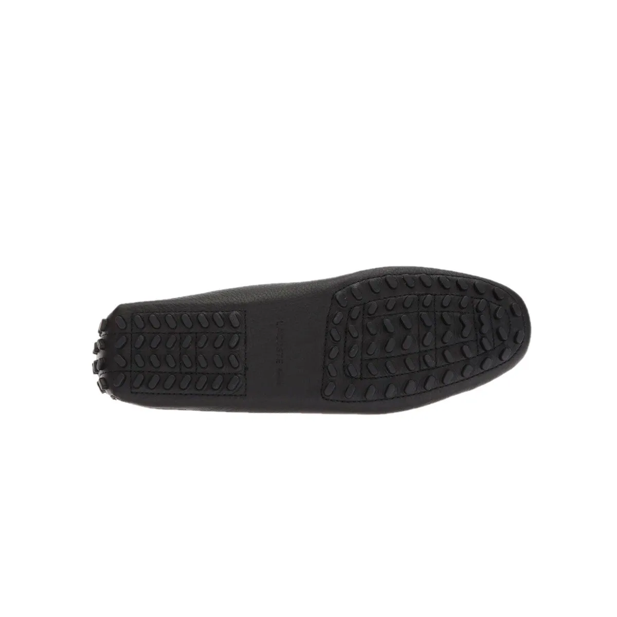 LACOSTE 7-35CAM0118024 CONCOURS 118 MN'S (Medium) Black Leather Lifestyle Loafers