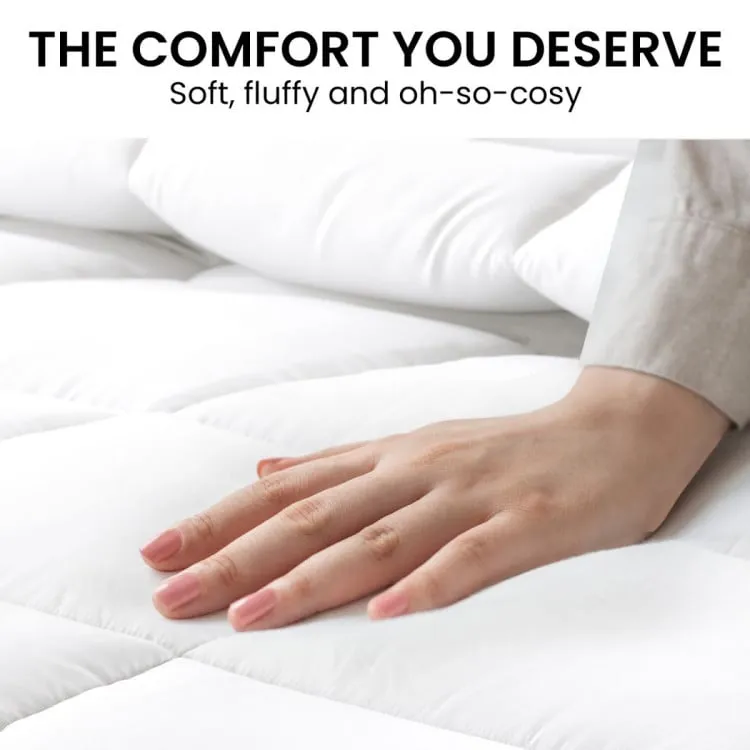 LAURA HILL 500GSM GOOSE DOWN FEATHER COMFORTER DOONA