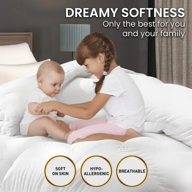 LAURA HILL 700GSM GOOSE DOWN FEATHER COMFORTER DOONA