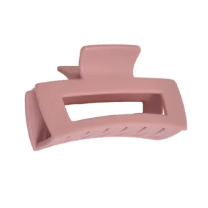 Leisure Collection 8.5cm Matte Jaw Clip - Rose