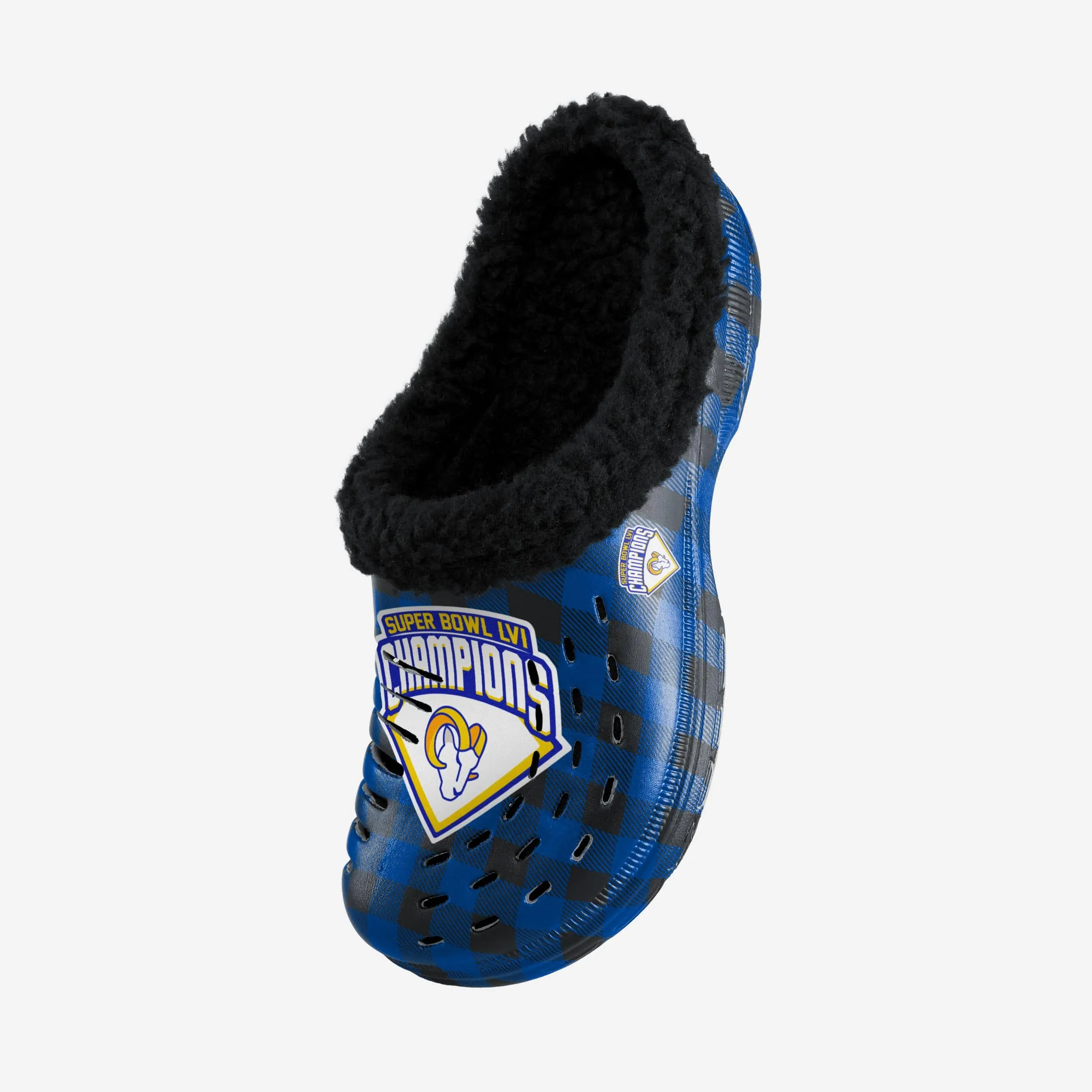Los Angeles Rams Super Bowl LVI Champions Sherpa Clog