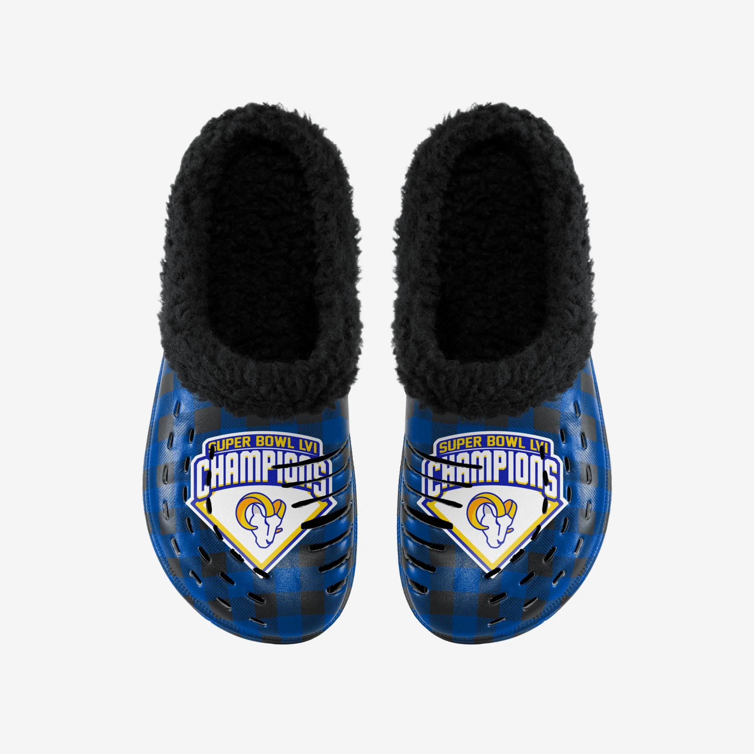 Los Angeles Rams Super Bowl LVI Champions Sherpa Clog
