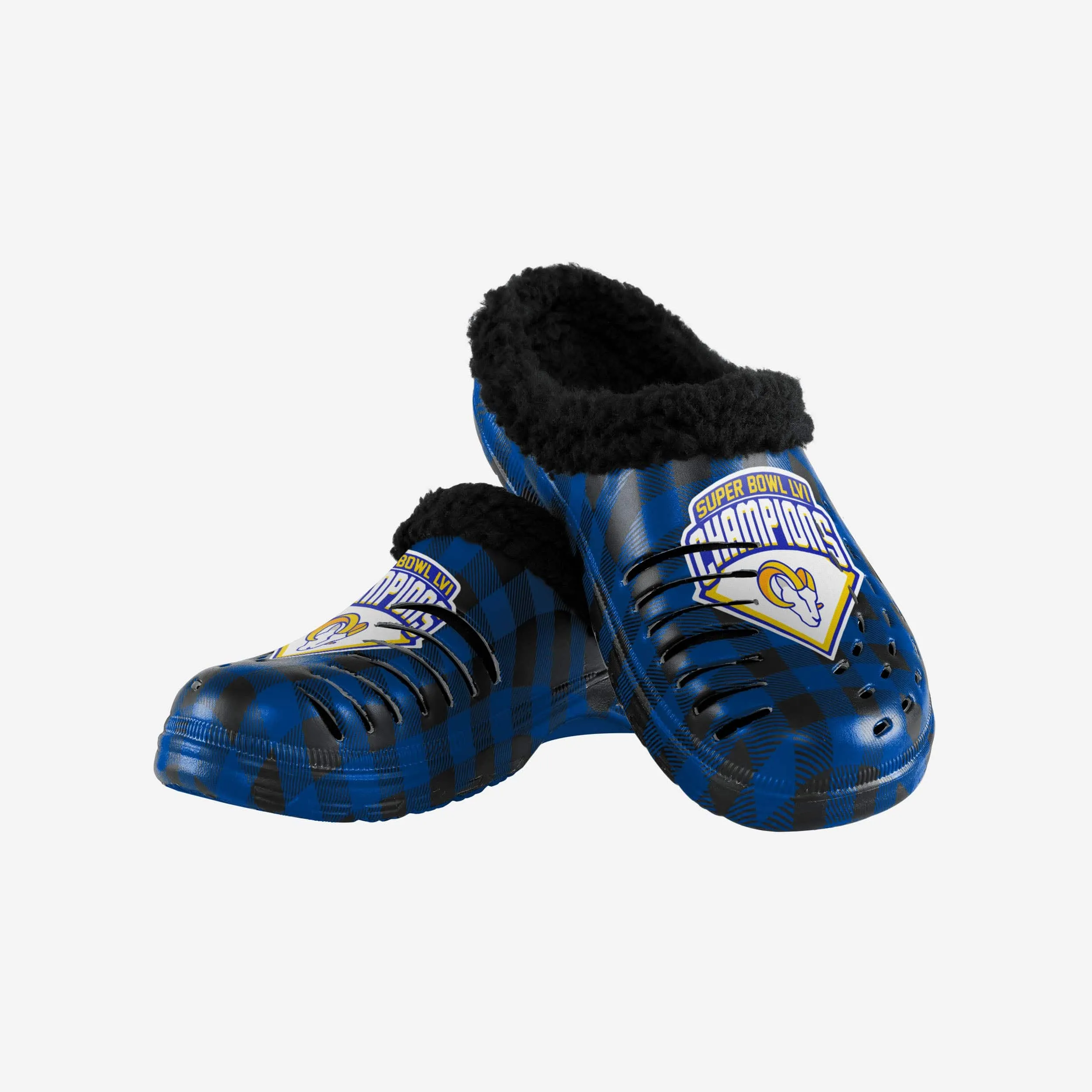 Los Angeles Rams Super Bowl LVI Champions Sherpa Clog