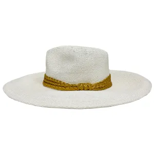 LULI HAT - Gold Trim Fedora