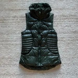 Lululemon Fluffin Awesome Goose Down Vest Forest Green