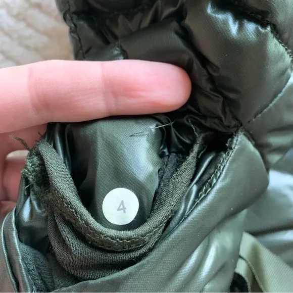 Lululemon Fluffin Awesome Goose Down Vest Forest Green