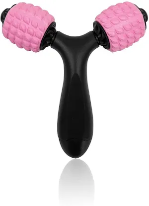 Luwint Y Shaped Manual Foam Roller Massage Stick for Neck Calf Arm Leg Muscles Deep Tissue (Pink), Retails $50 