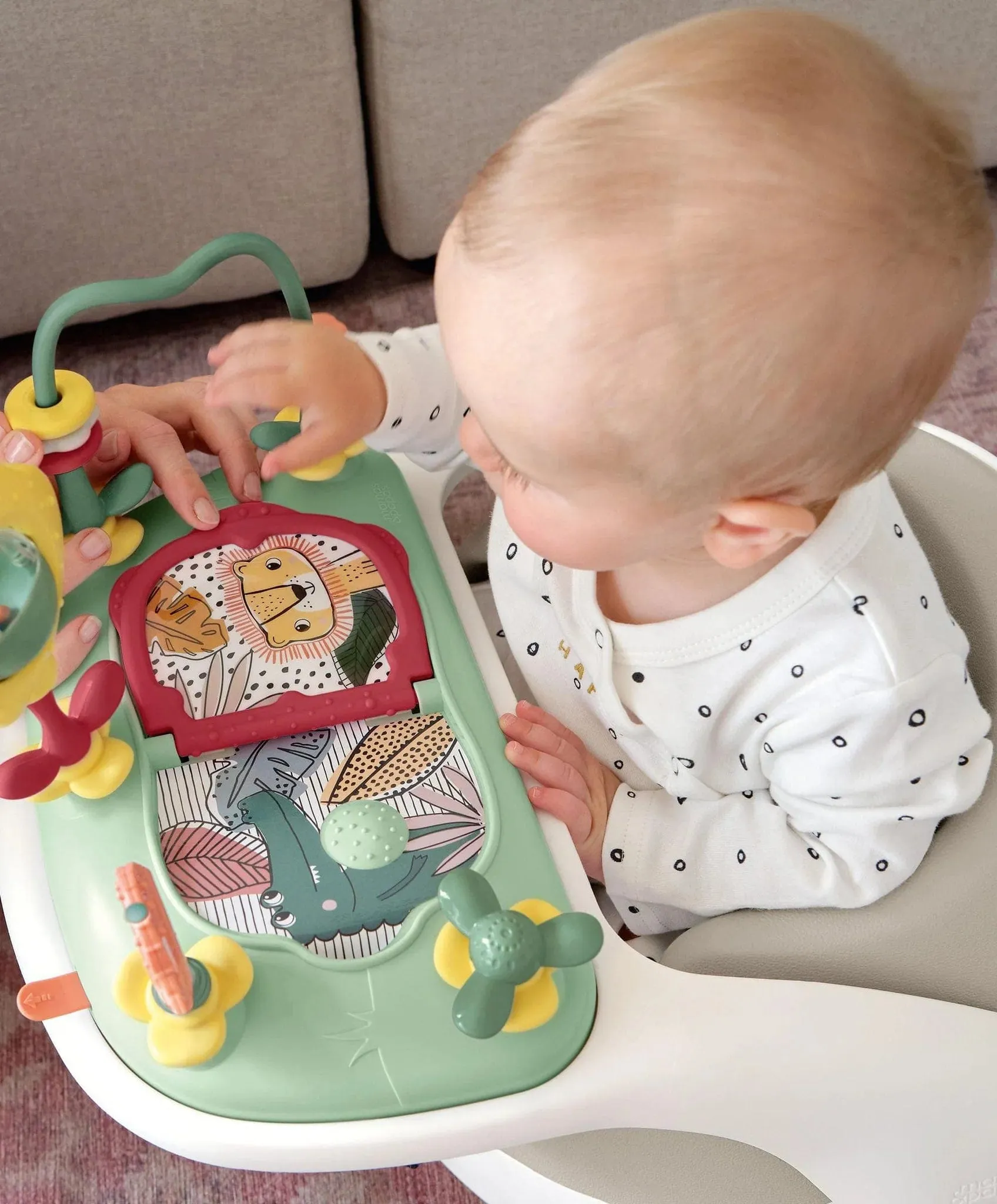 Mamas & Papas Baby Snug and Activity Tray - Clay