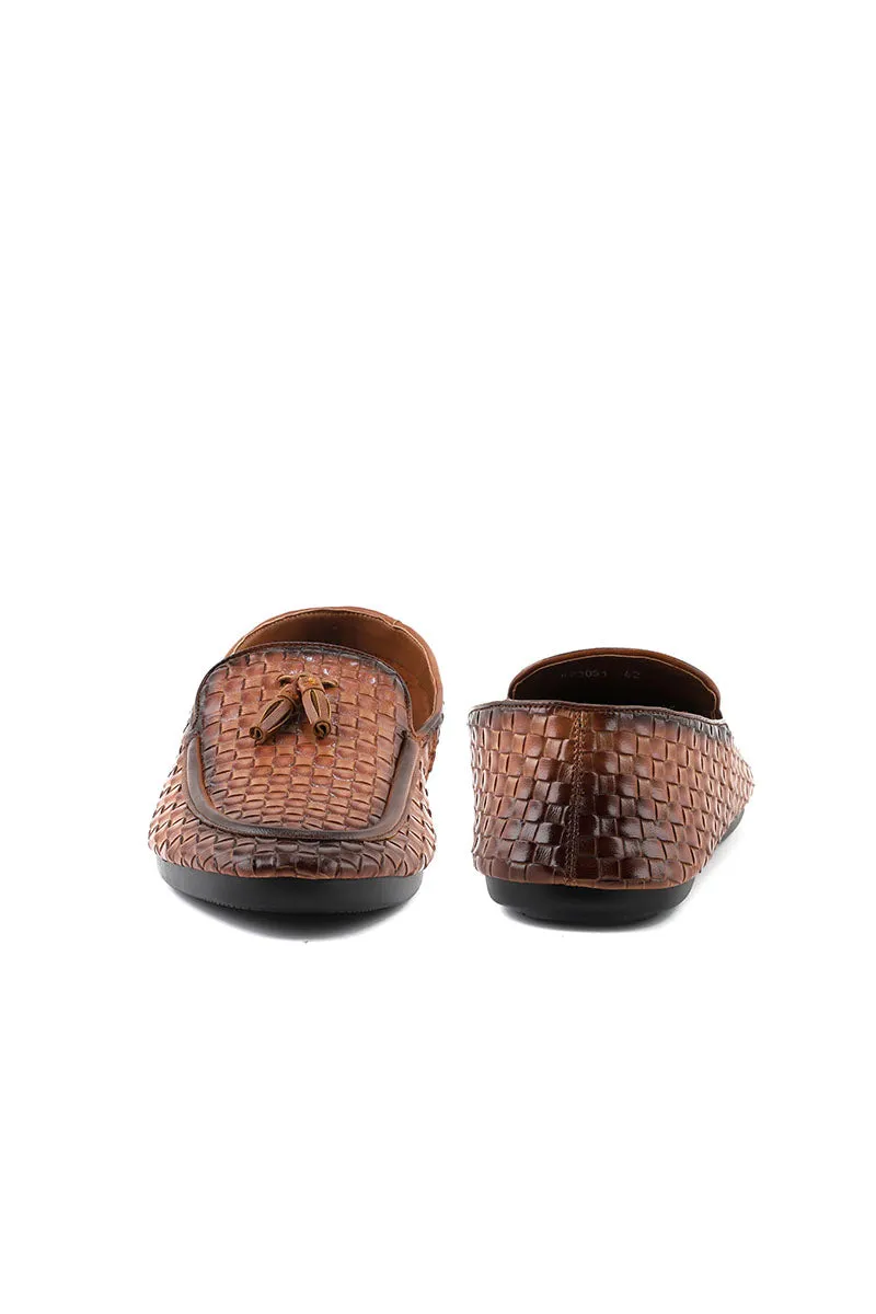 Men Casual Driving Mocs M22051-Mustard