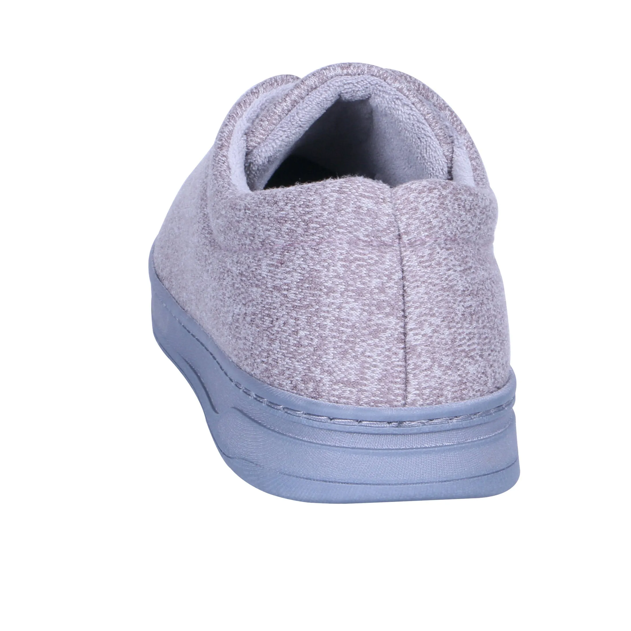 Men's Heathered Knit Brady Closed Back Slipper with Gel Infused Memory Foam