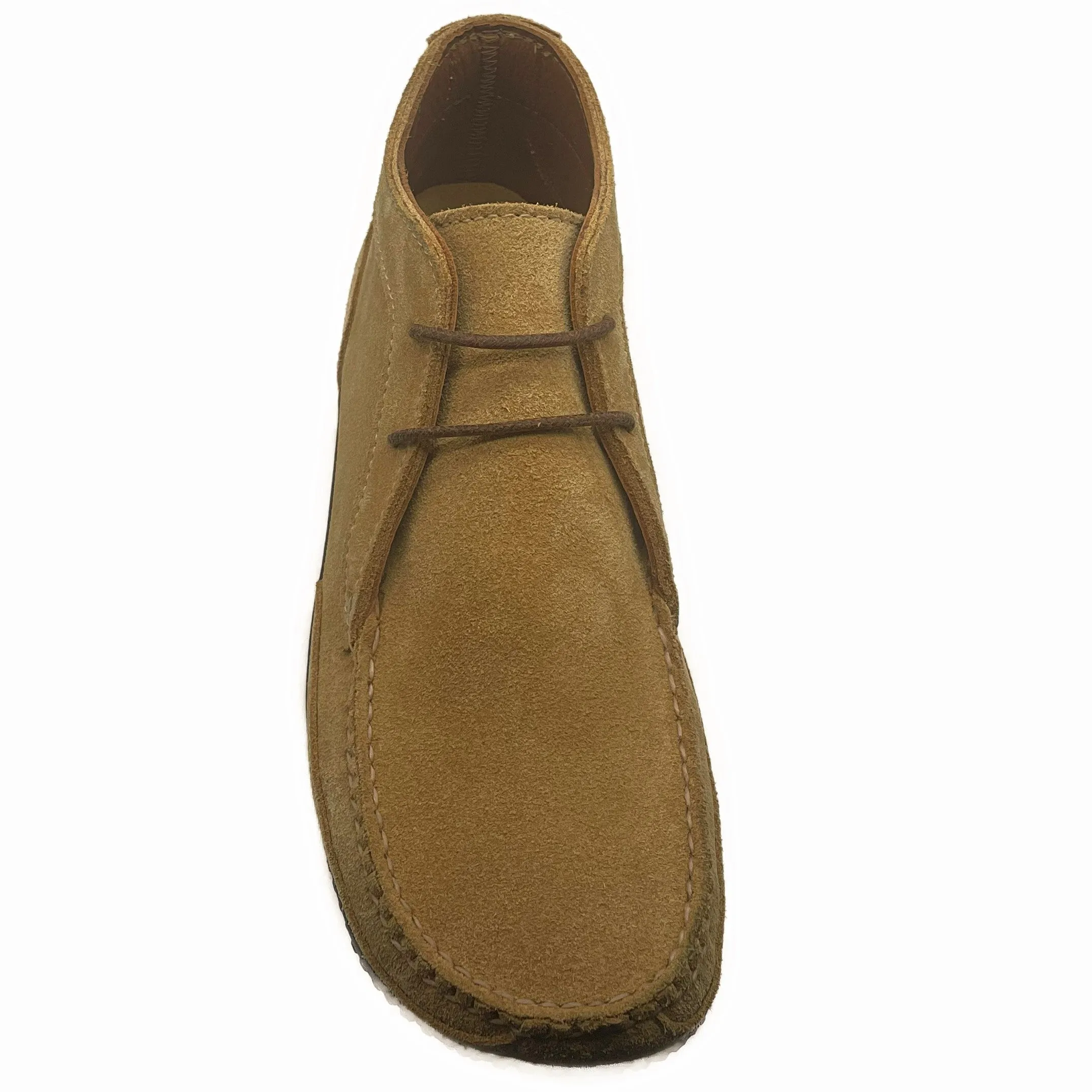 Men's Mt. Desert Boot - EXERSOLE® by Quoddy, "Barefoot": Toast Suede