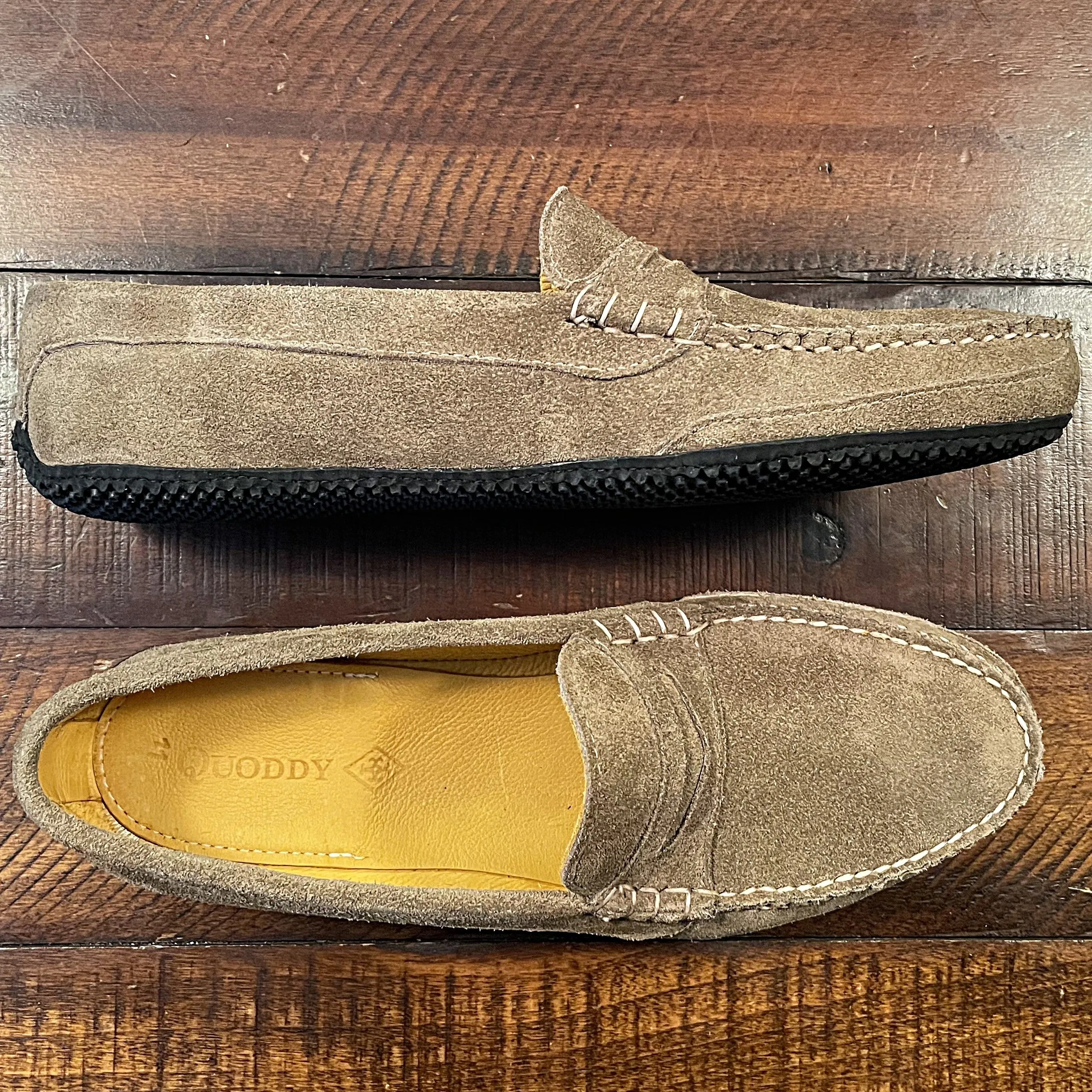 Men’s Vessel Driver: Mushroom Suede