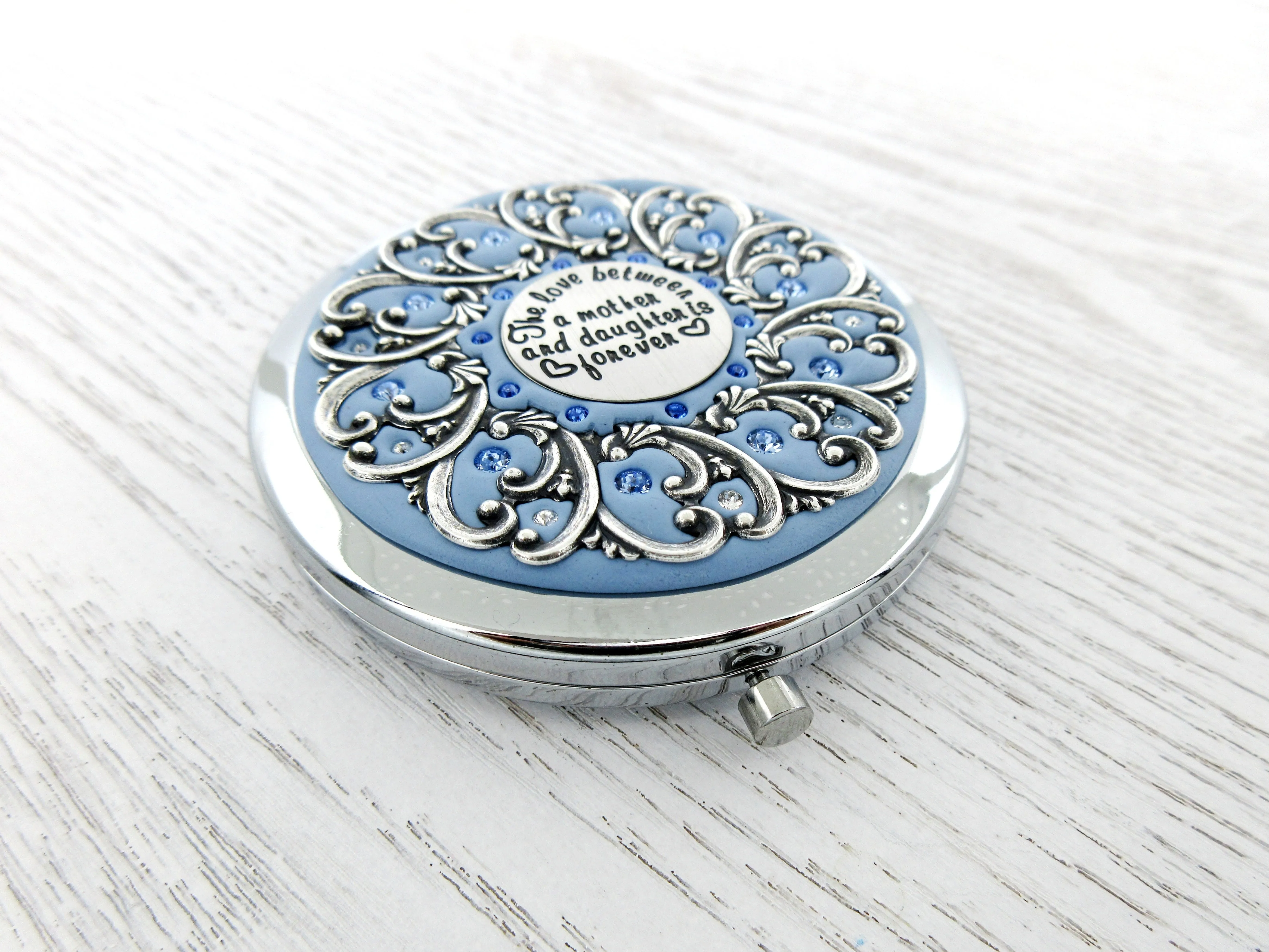 Mother and Daughter Compact Mirror