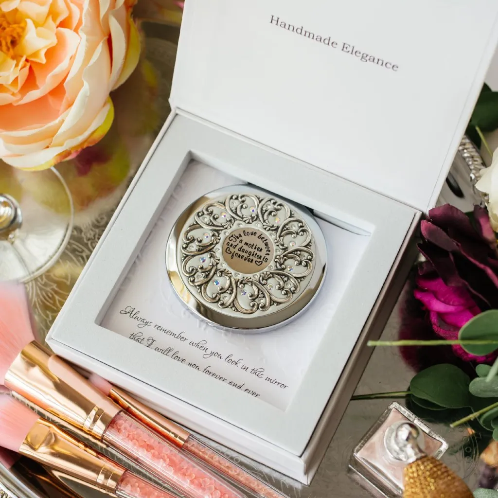 Mother and Daughter Compact Mirror