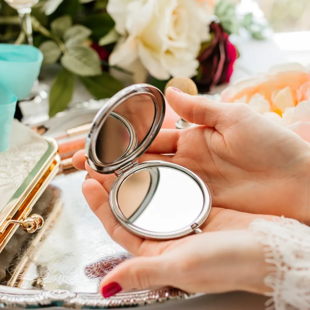 Mother and Daughter Compact Mirror