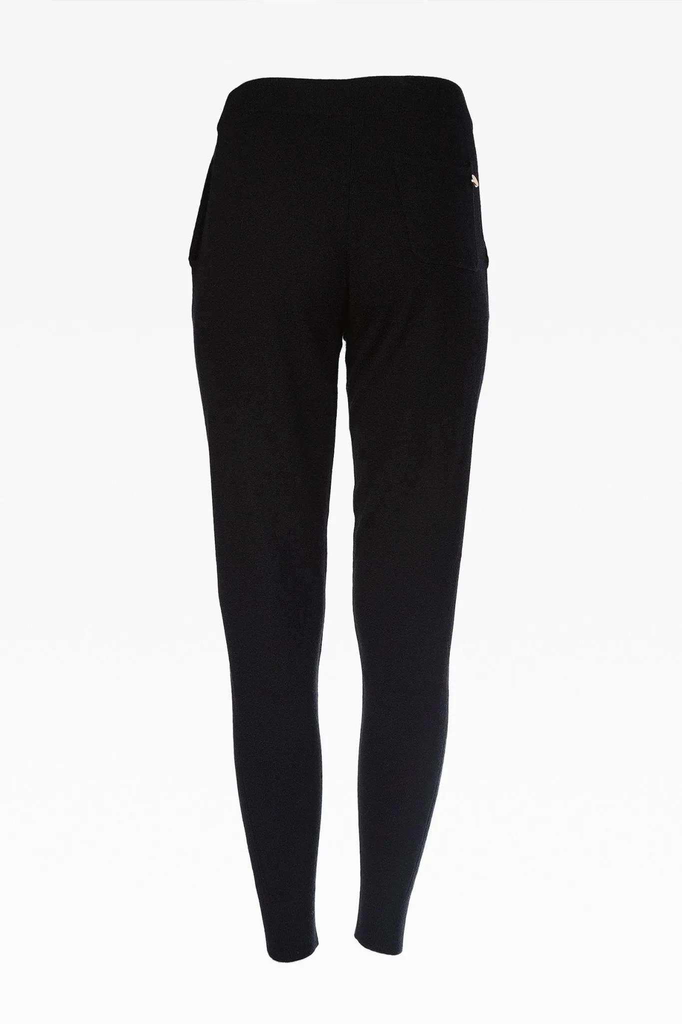 Myla Black Ladies Joggers: Luxury Cashmere & Wool Blend Loungewear