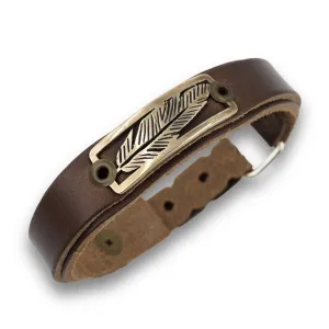 NEW || Bronze -- Textured Feather skinny