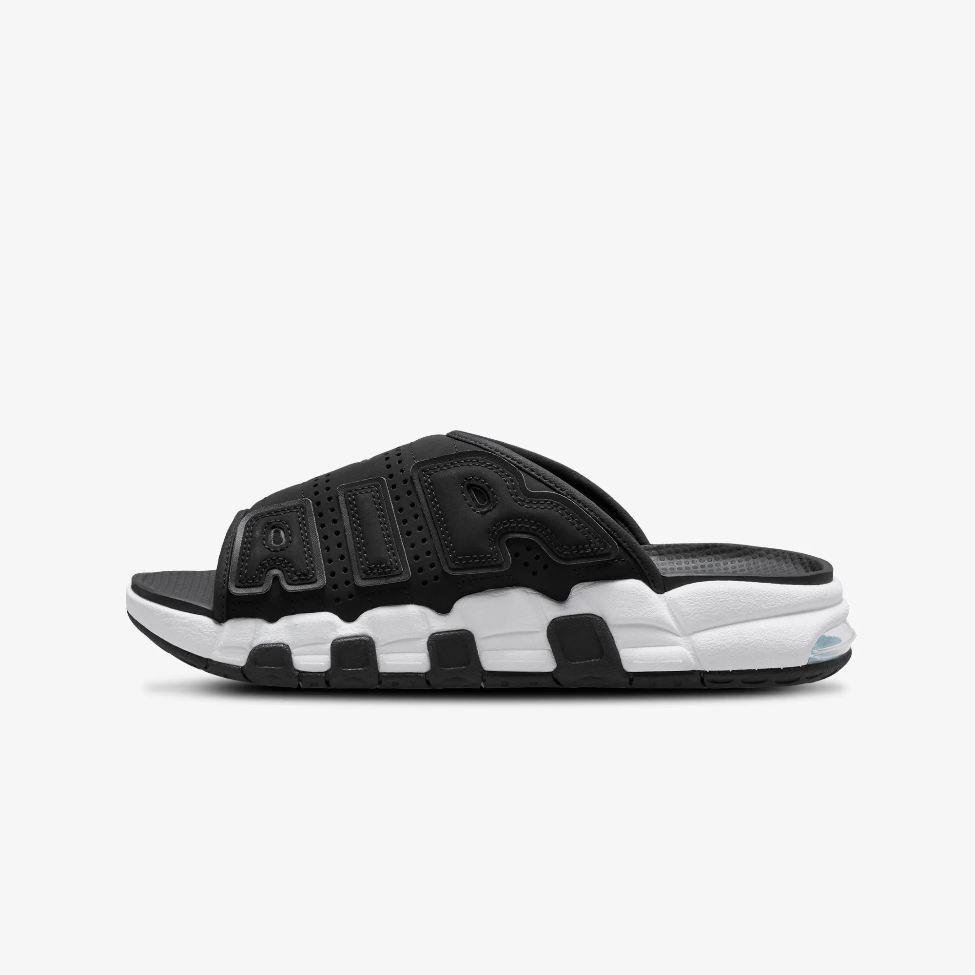 Nike | AIR MORE UPTEMPO  { BLACK/WHITE-BLACK-CLEAR