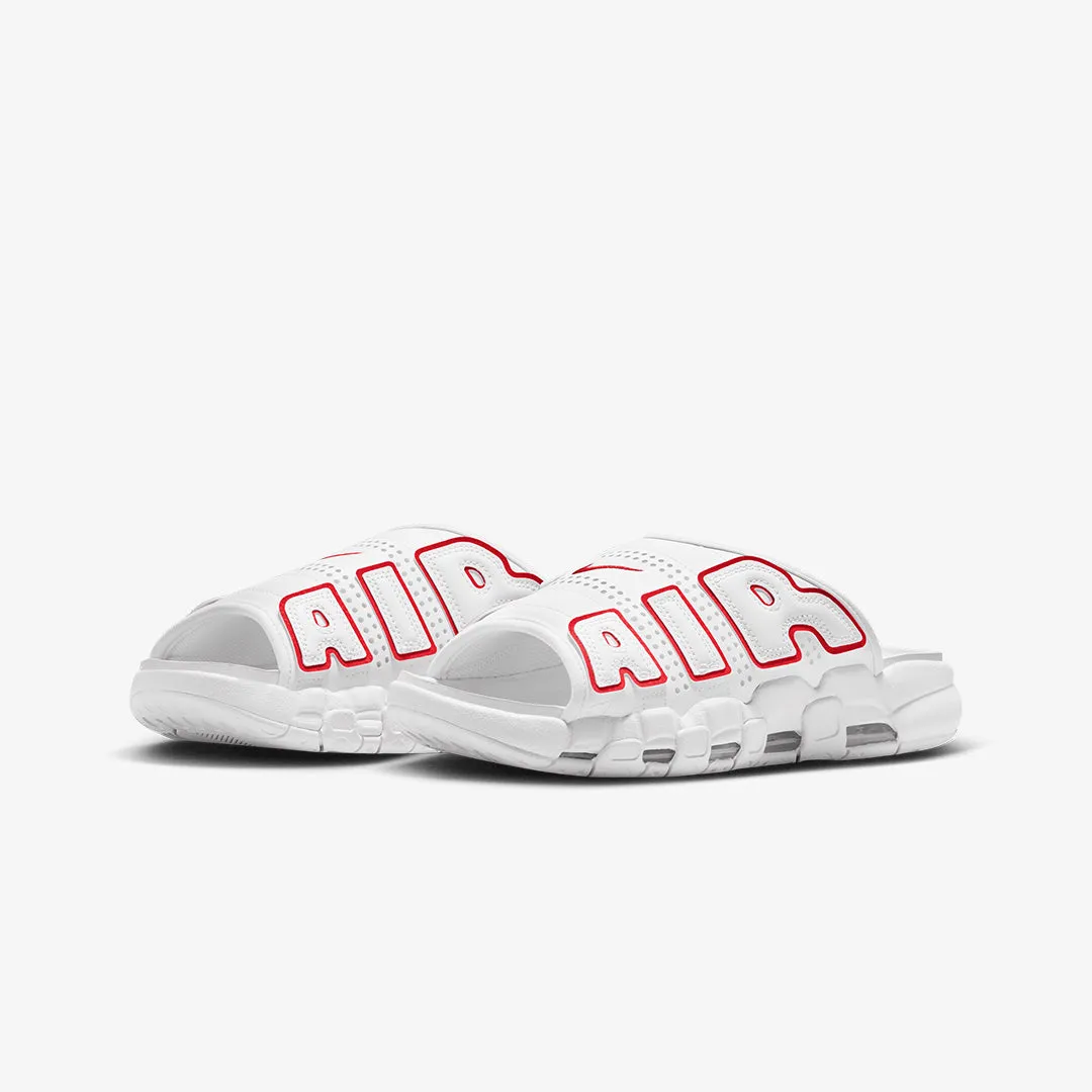 Nike | AIR MORE UPTEMPO  { WHITE/UNIVERSITY RED-WHITE