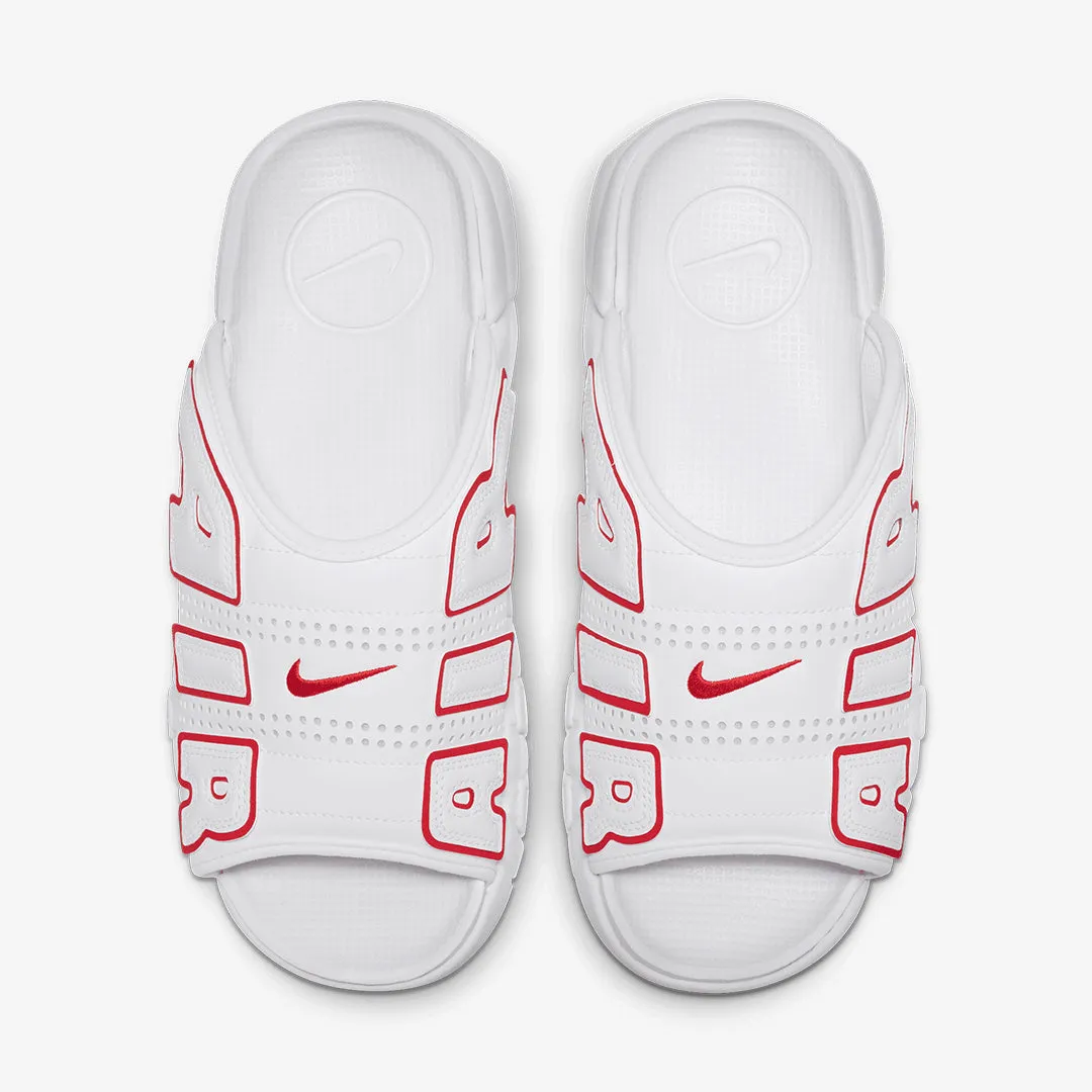 Nike | AIR MORE UPTEMPO  { WHITE/UNIVERSITY RED-WHITE