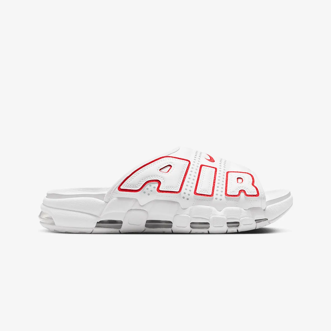 Nike | AIR MORE UPTEMPO  { WHITE/UNIVERSITY RED-WHITE