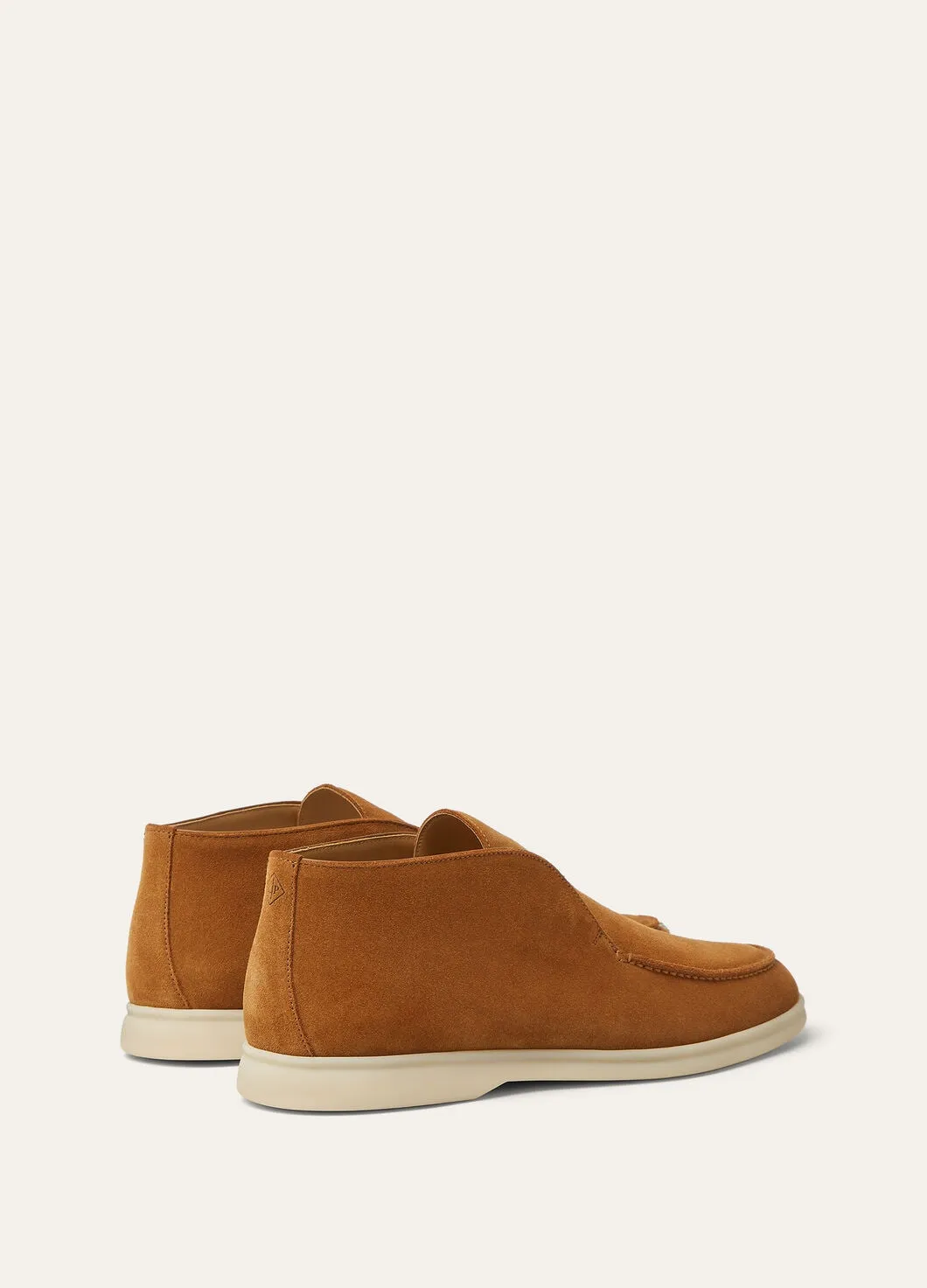 Open Walk Boots in Cocoa Suede