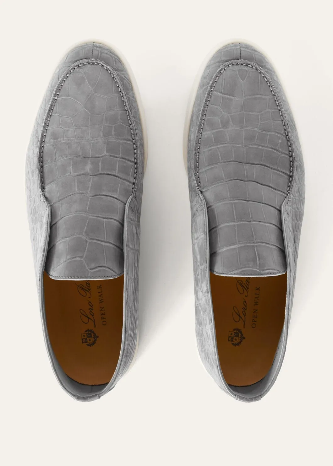 Open Walk Boots in Grey Leather