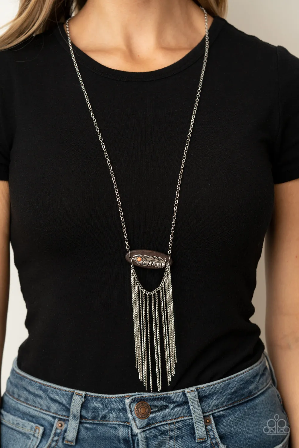 Paparazzi Accessories - Desert Spirit - Orange Necklace