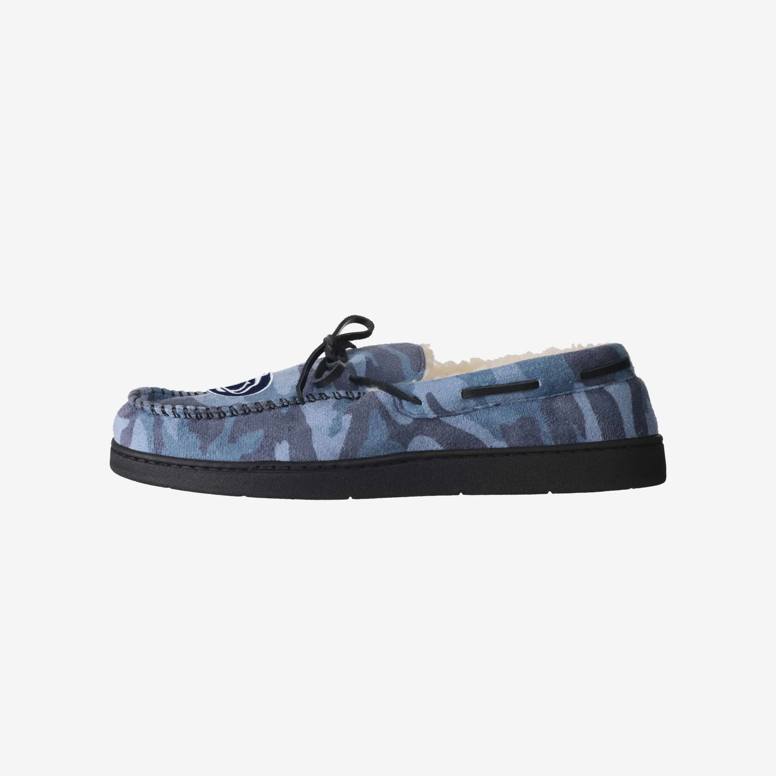 Penn State Nittany Lions Printed Camo Moccasin Slipper