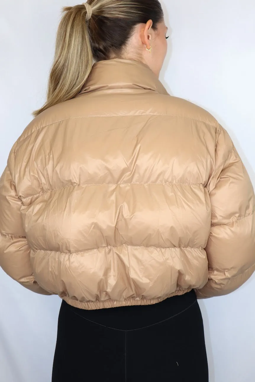 Petunia Puffer Khaki